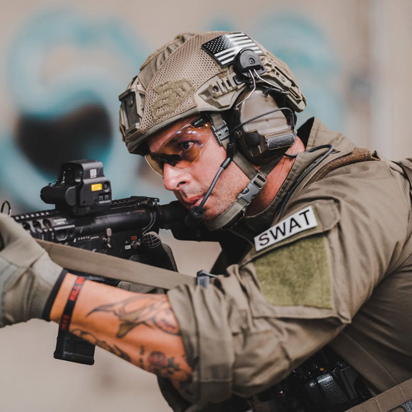 Bolle Combat Ballistic Glasses Kit - with 3 Interchangeable Lenses - Image 7