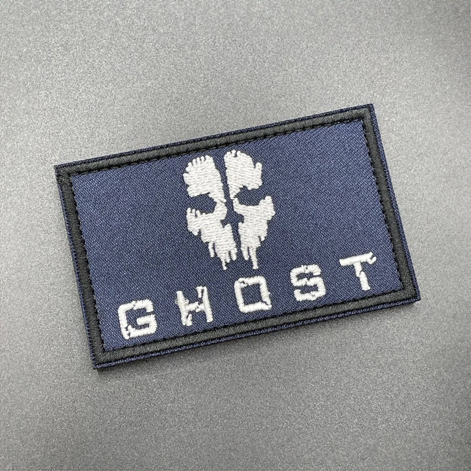 COD Skull Ghost Patch, Hook & Loop, 8cm - Image 3