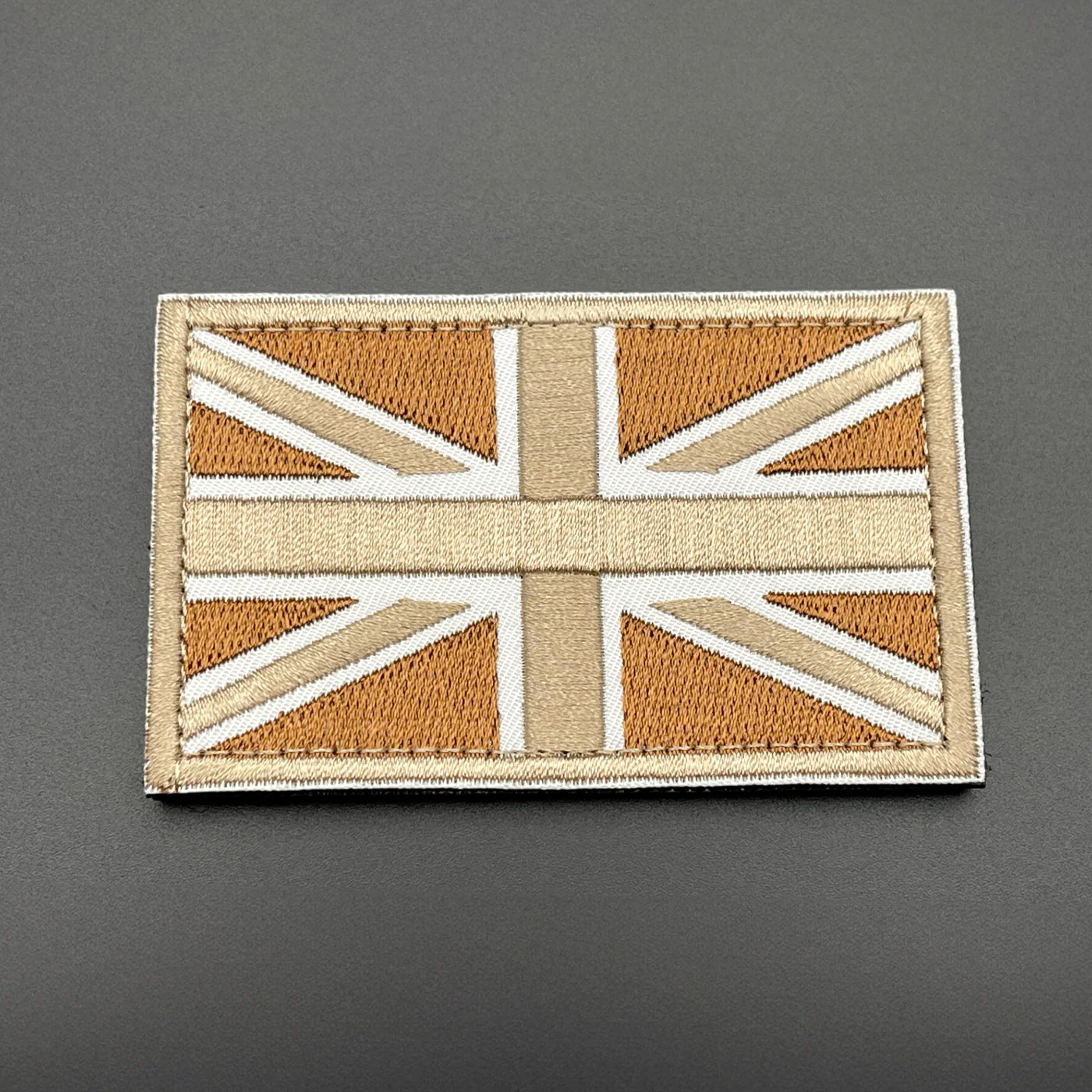 Coyote Union Jack Patch, Hook & Loop, 8cm - Image 3