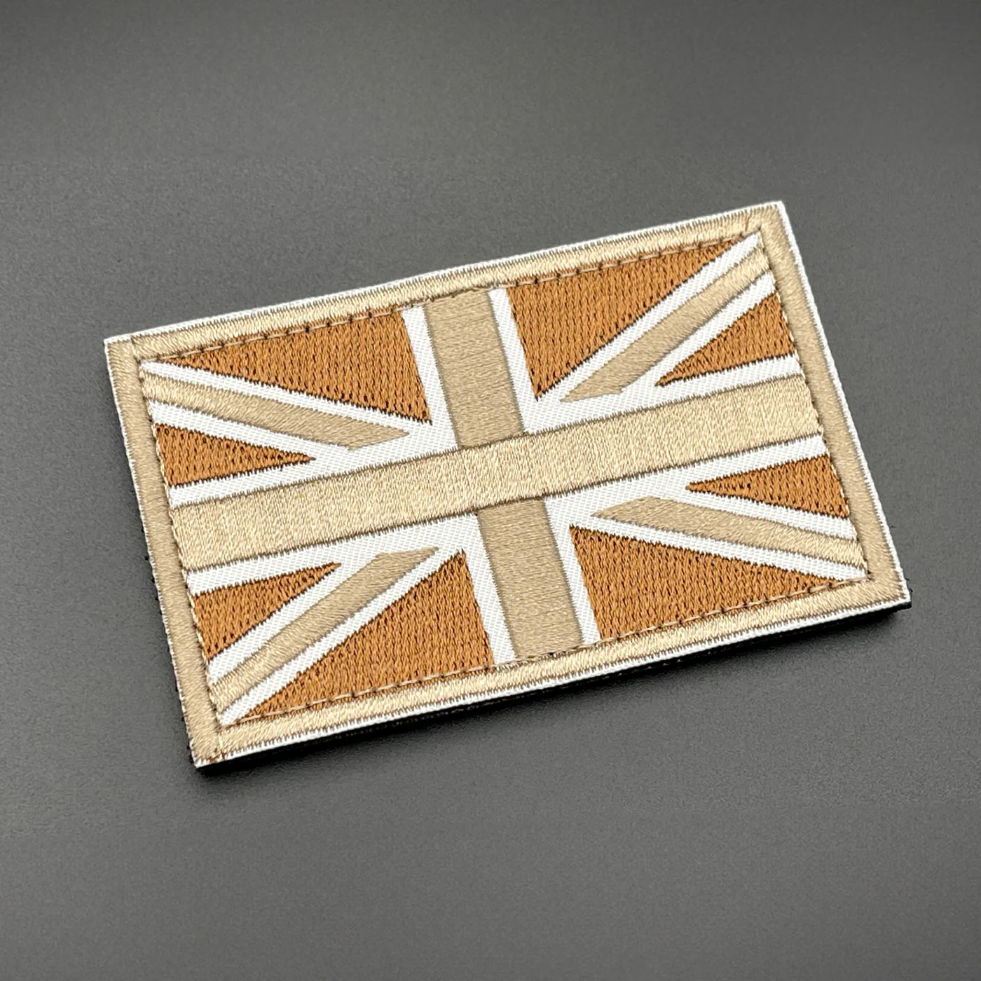 Coyote Union Jack Patch, Hook & Loop, 8cm - Image 4
