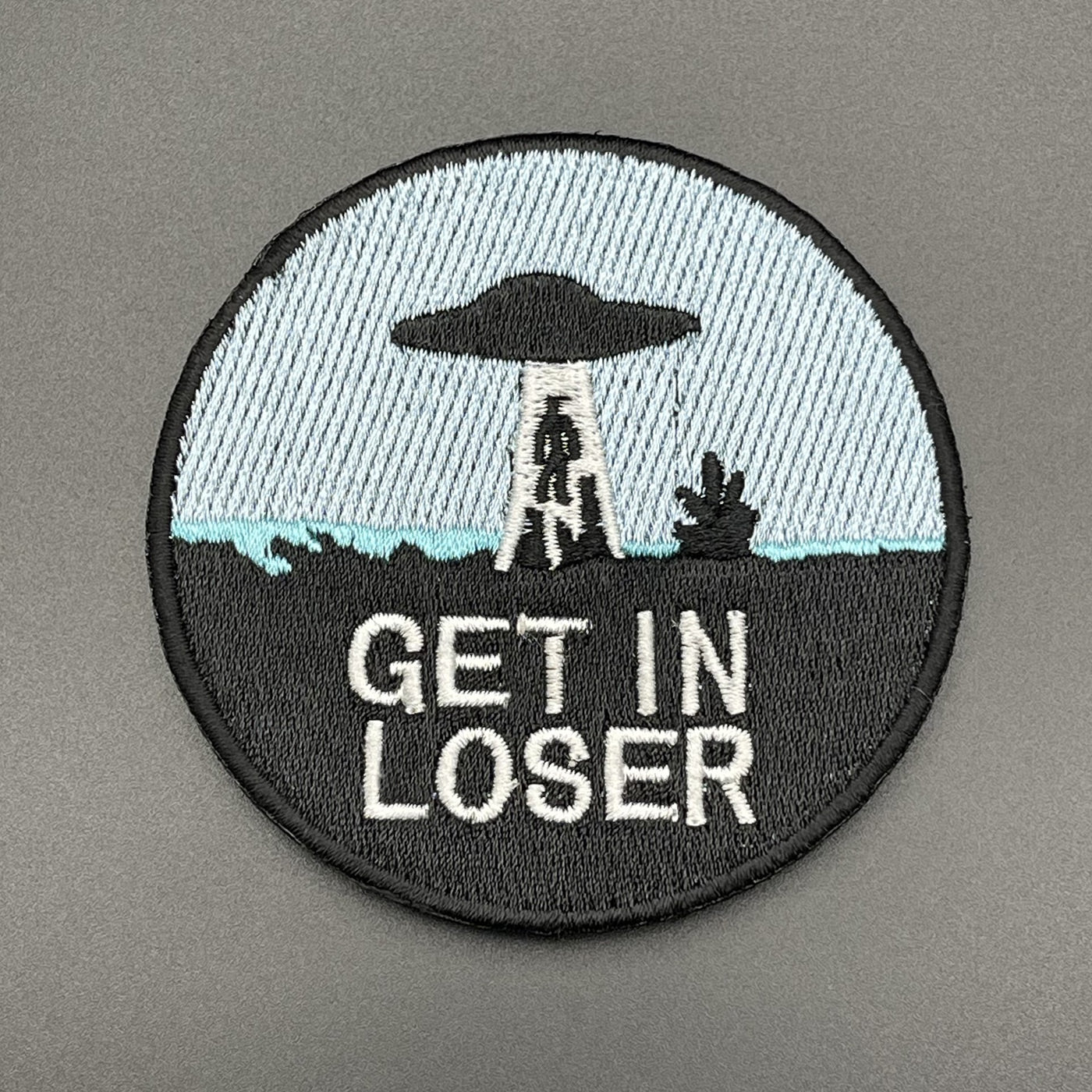 Get In Loser Patch, Hook & Loop, 8cm - Image 3