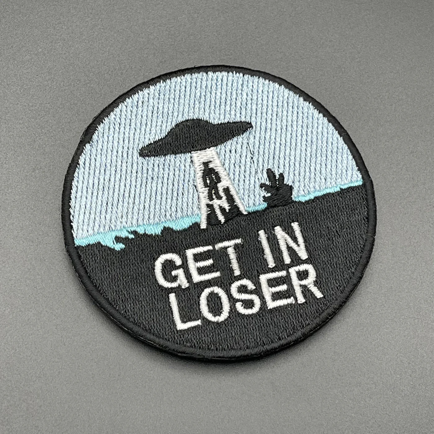Get In Loser Patch, Hook & Loop, 8cm - Image 4