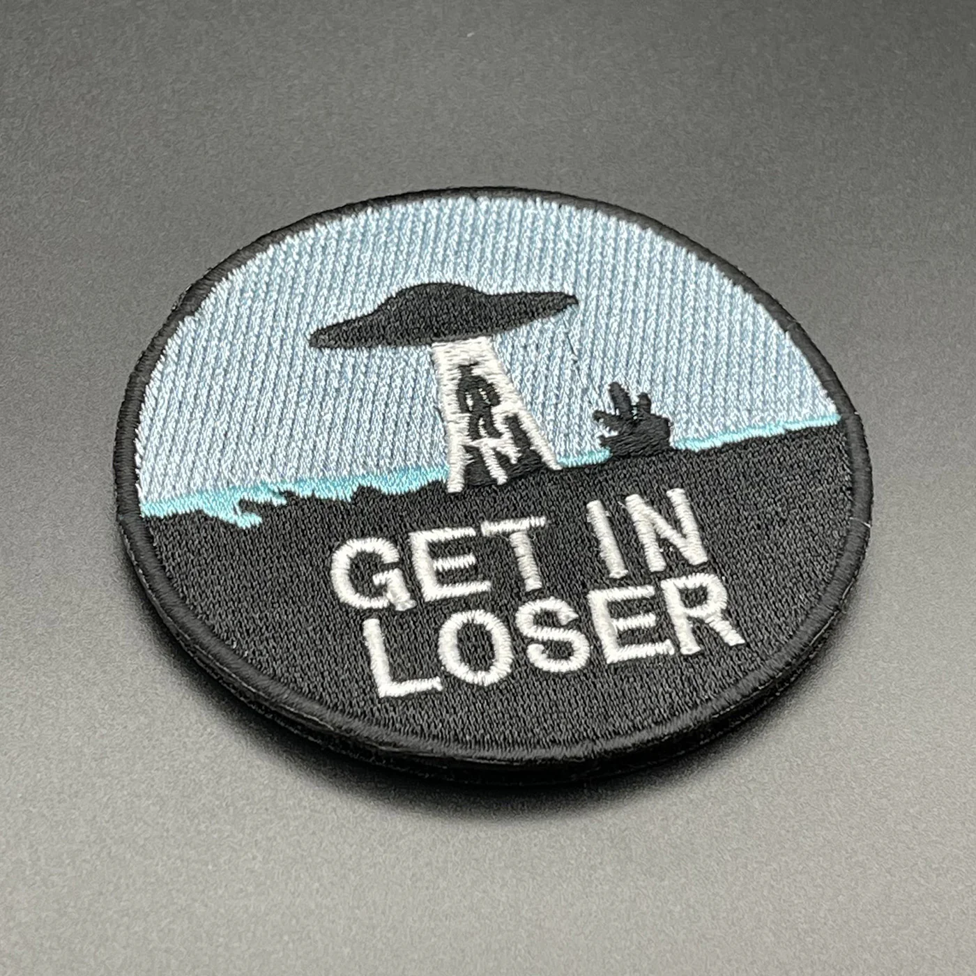 Get In Loser Patch, Hook & Loop, 8cm - Image 5