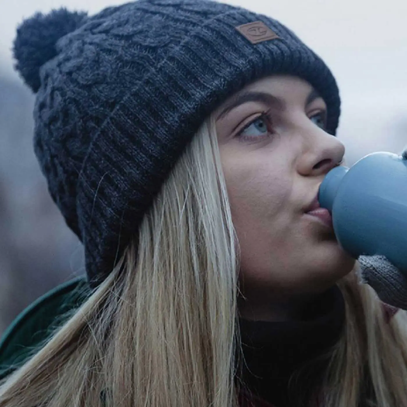 Highlander Beira Lined Bobble Hat - Fleece Lined Knit Winter Hat - Image 6