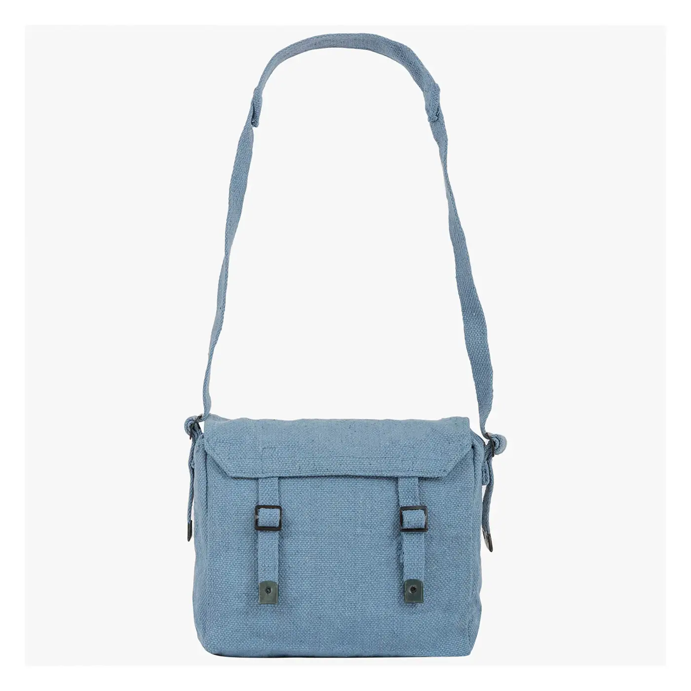 Highlander Canvas Webbing Haversack - Compact Vintage Shoulder Bag - Image 6