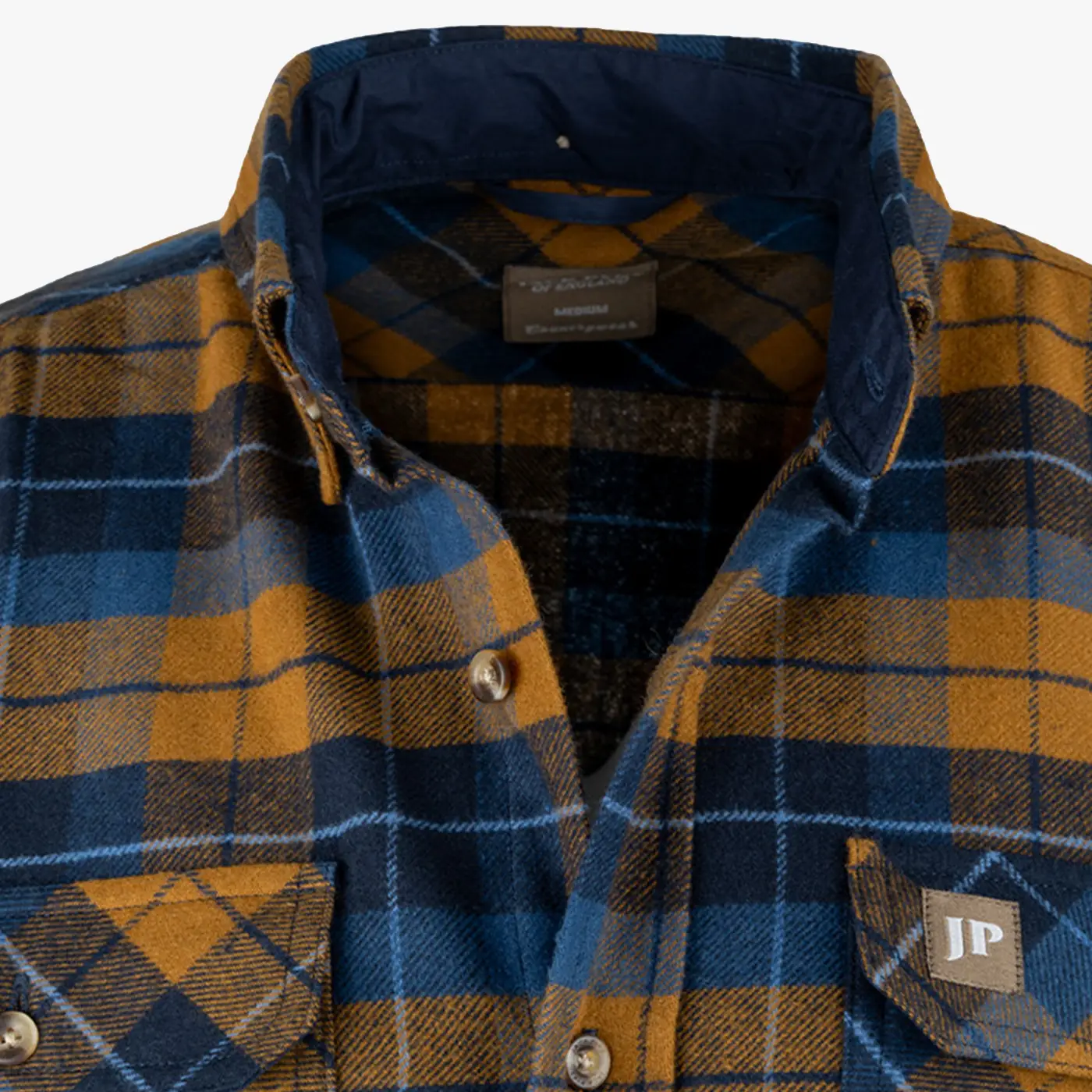 Jack Pyke Bleasdale Heavy Flannel Shirt - Country Brushed Cotton Shirt - Image 16