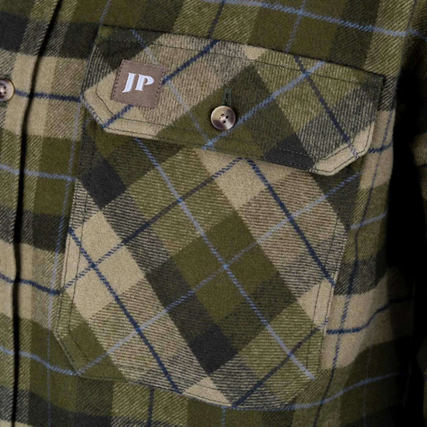Jack Pyke Bleasdale Heavy Flannel Shirt - Country Brushed Cotton Shirt - Image 9