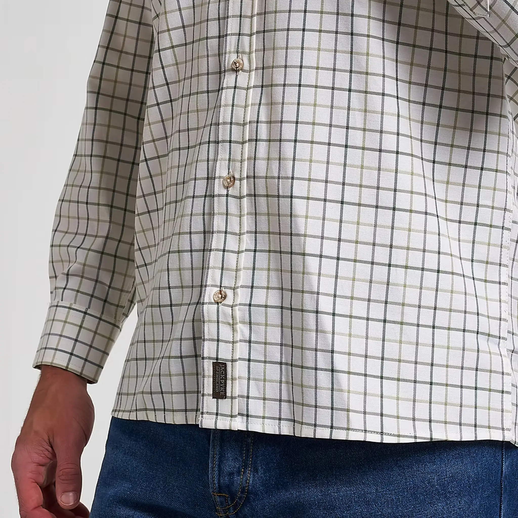 Jack Pyke Countryman Shirt - Classic Check Country Buttoned Shirt - Image 4