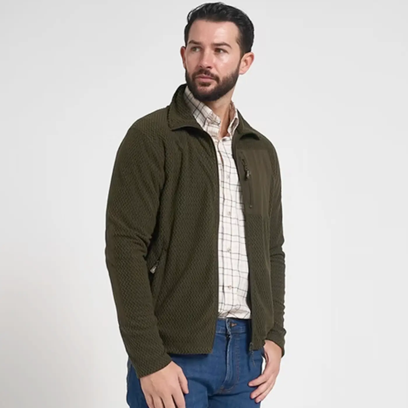 Jack Pyke Lightweight Z Fleece Jacket - Full Zip Thermal Jacket - Image 4