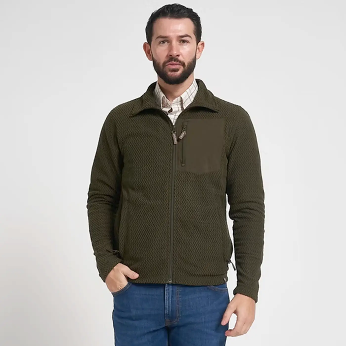 Jack Pyke Lightweight Z Fleece Jacket - Full Zip Thermal Jacket - Image 5