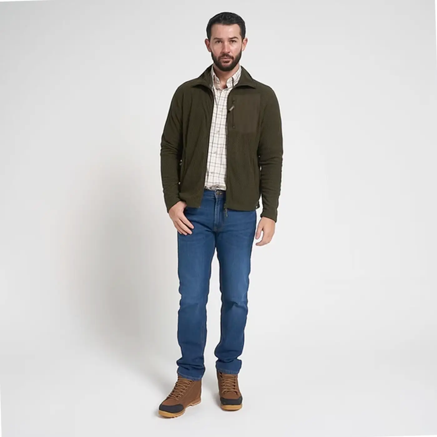 Jack Pyke Lightweight Z Fleece Jacket - Full Zip Thermal Jacket - Image 6