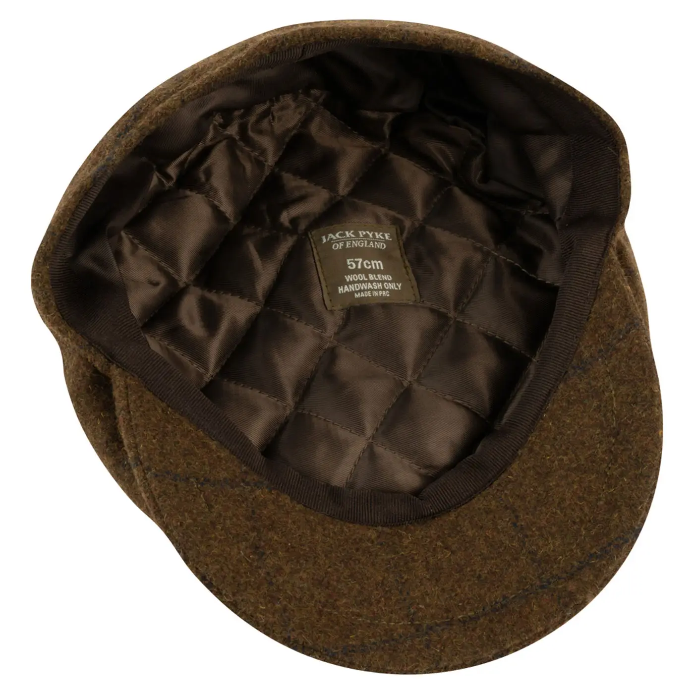 Jack Pyke Newsboy Cap - Classic 8-Panel Tweed Baker Boy Hat - Image 6