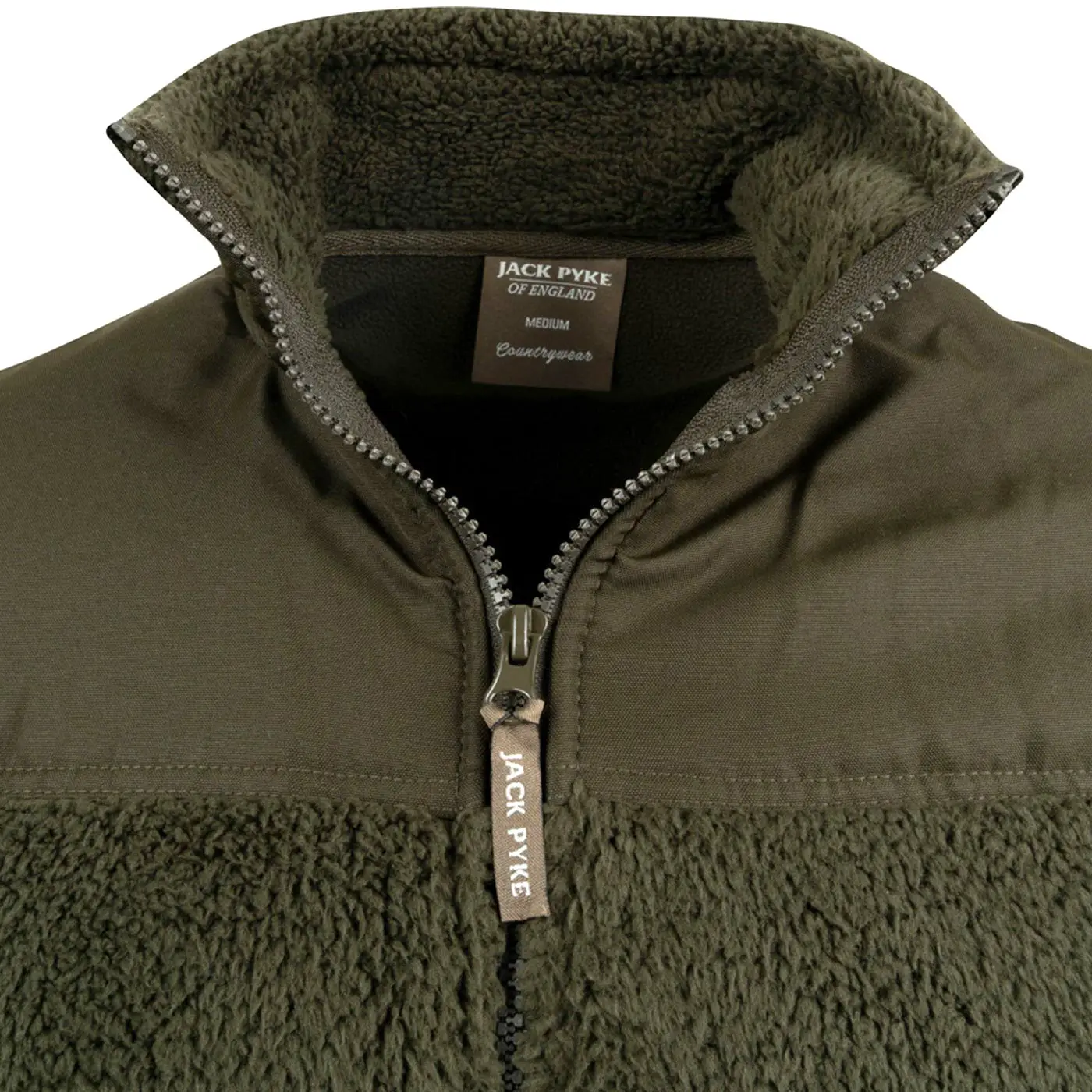 Jack Pyke Sherpa Fleece Jacket Gen2 - Men's Full Zip Thermal Coat - Image 6