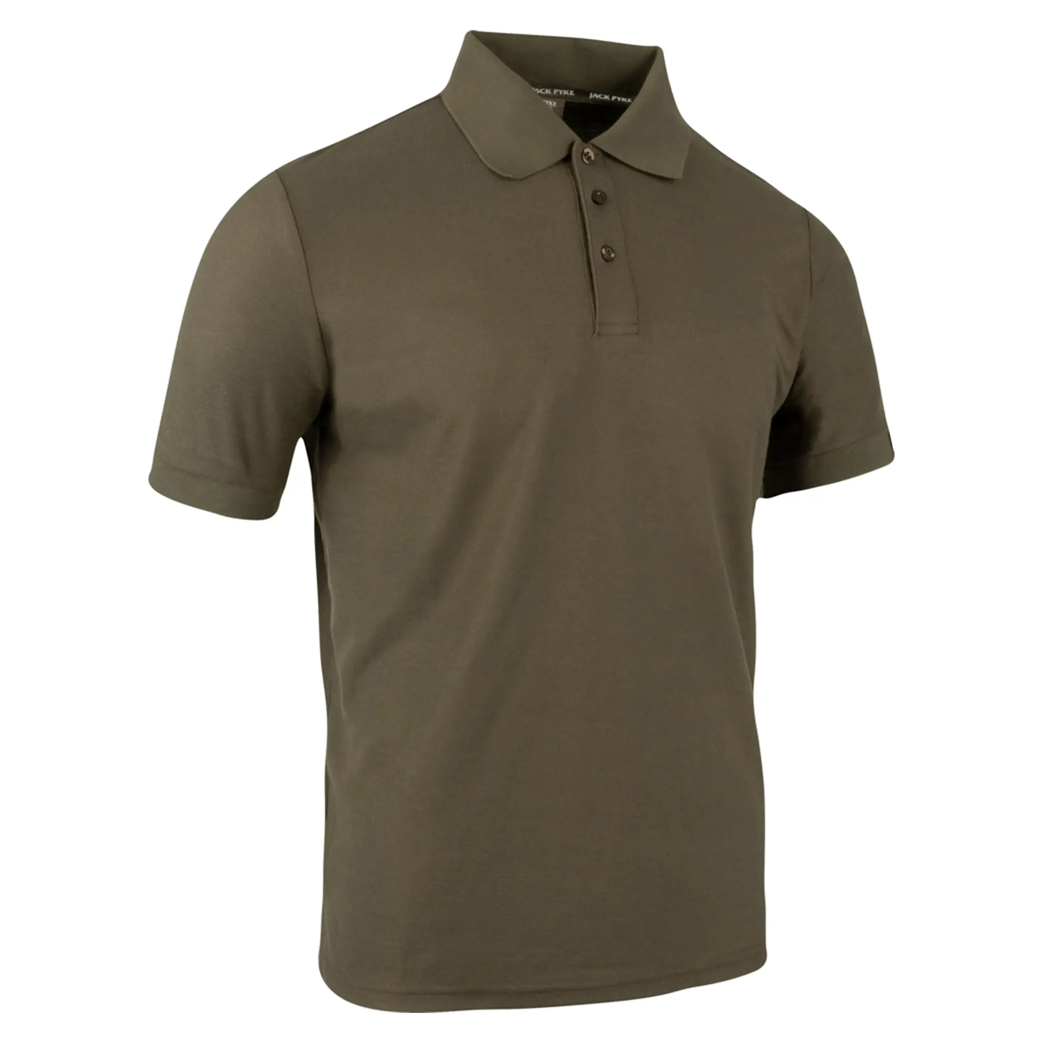 Jack Pyke Shires Polo Shirt - Dark Olive - Image 3