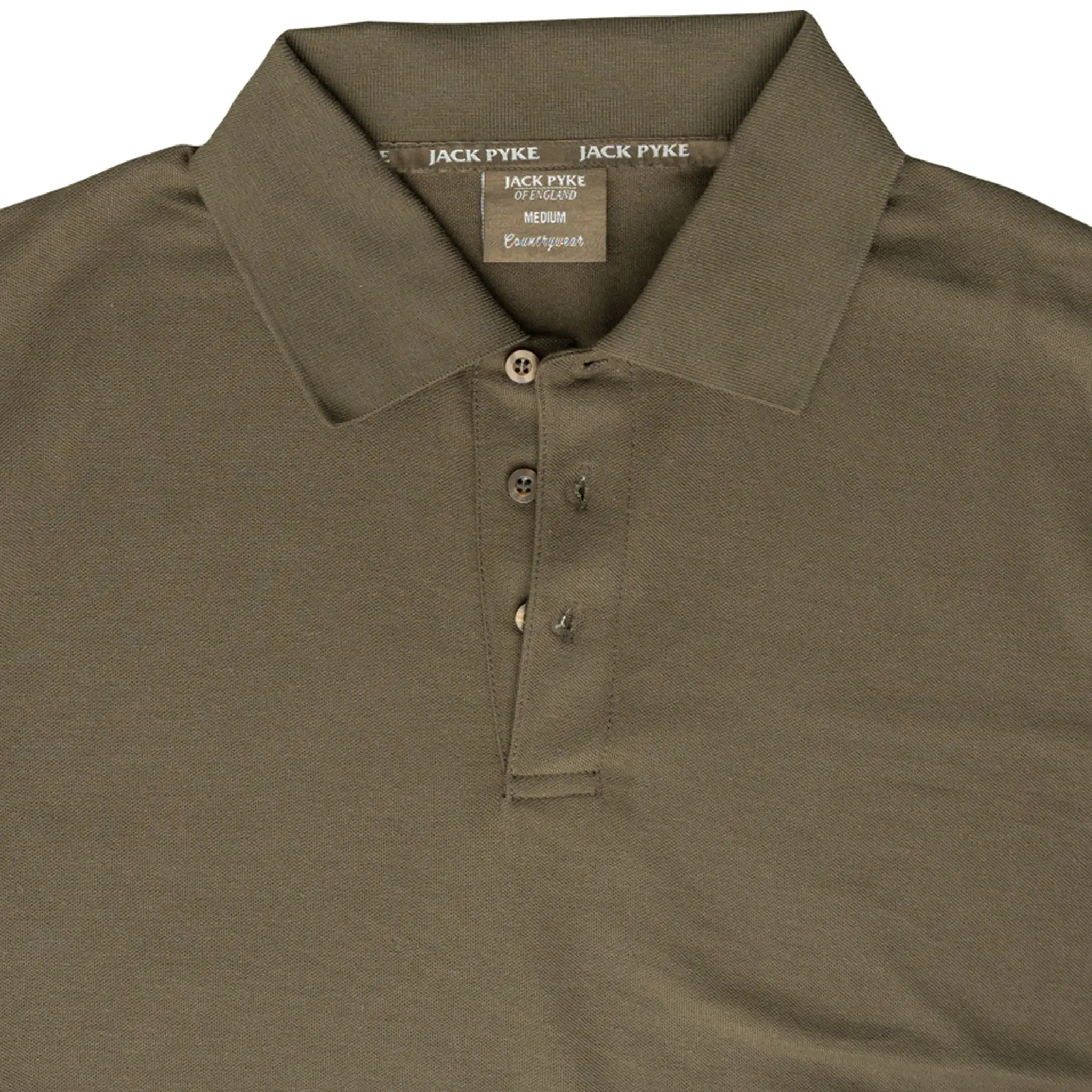 Jack Pyke Shires Polo Shirt - Dark Olive - Image 5
