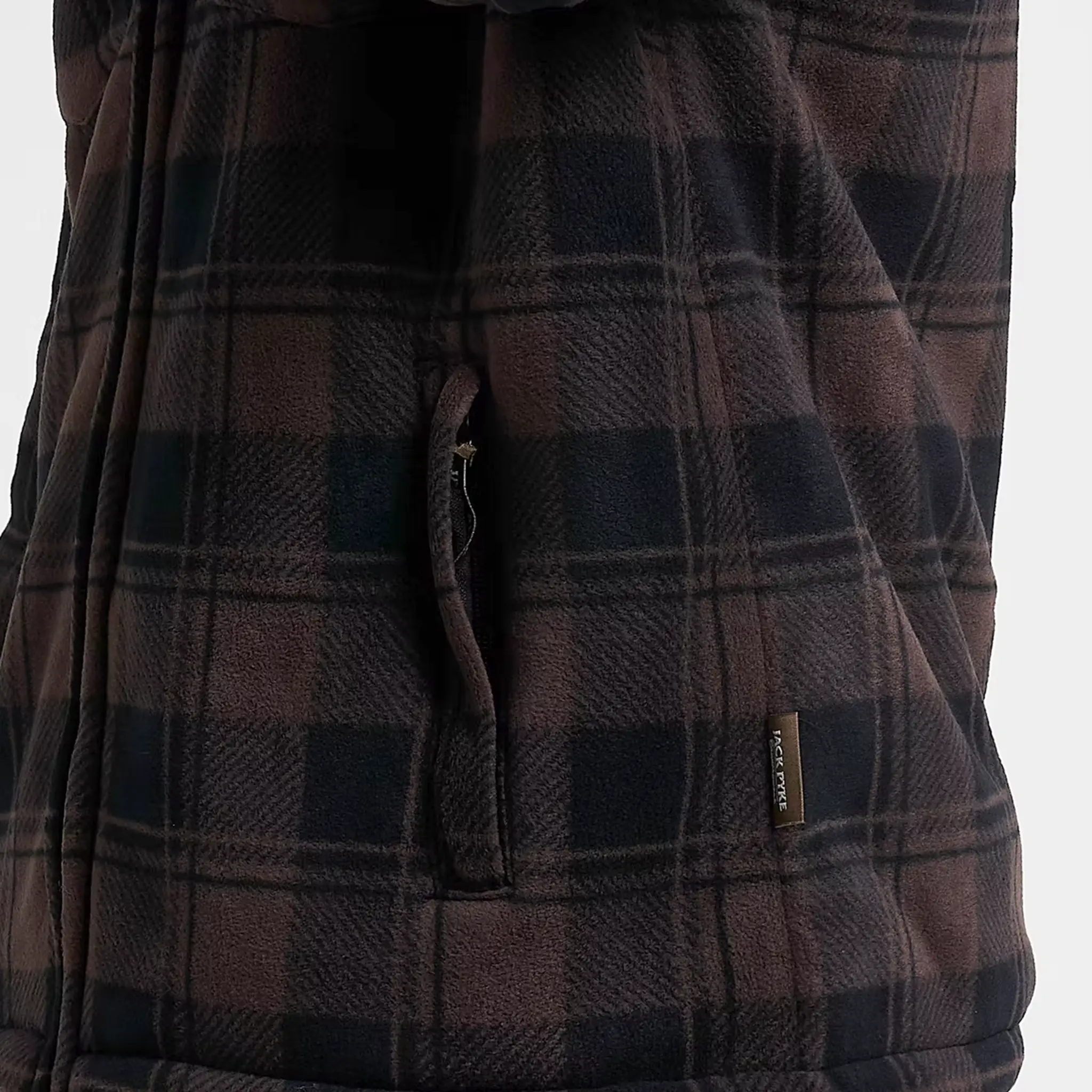 Jack Pyke Tundra Shirt - Sherpa Fleece Lined Shacket with Full Zip - Image 12