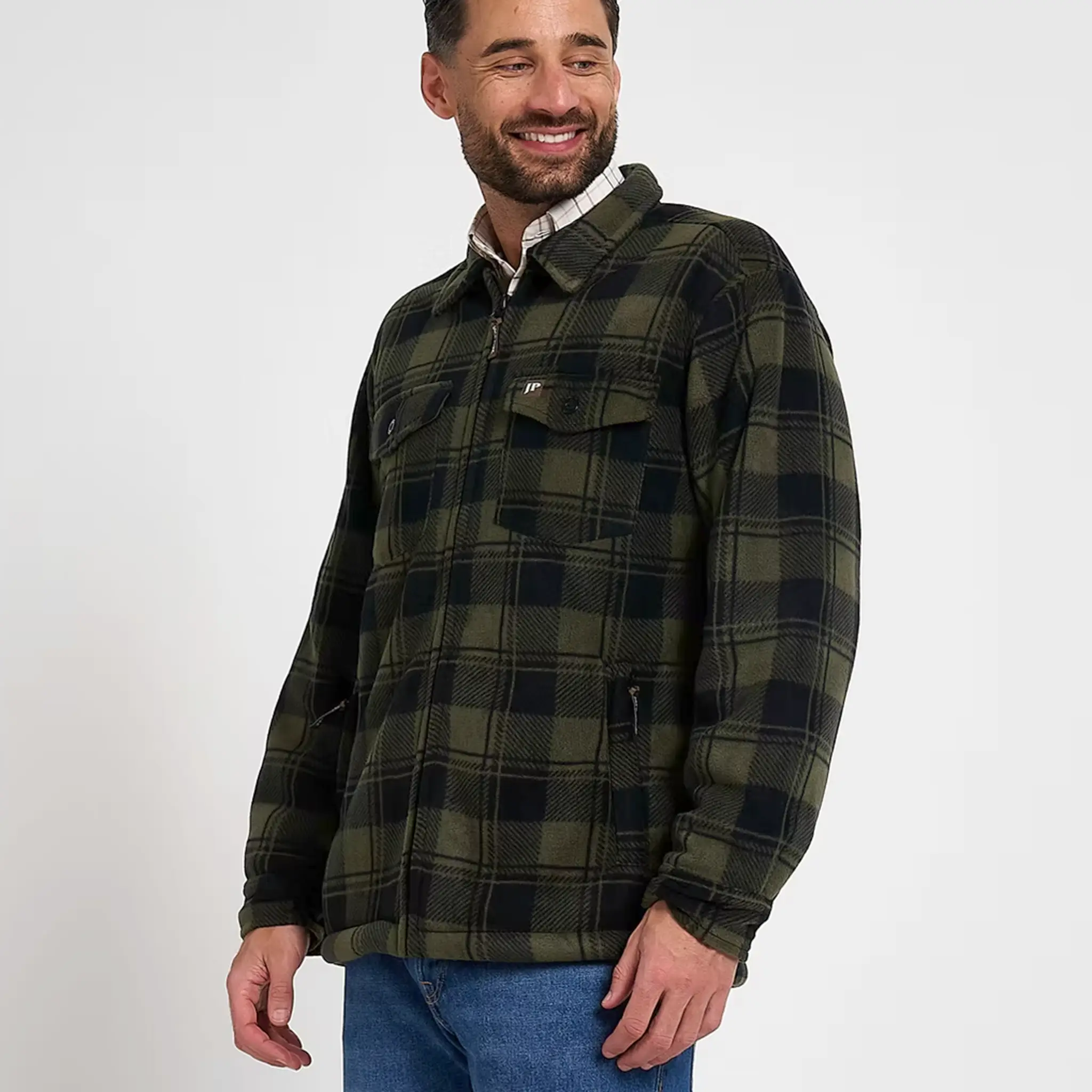 Jack Pyke Tundra Shirt - Sherpa Fleece Lined Shacket with Full Zip - Image 15