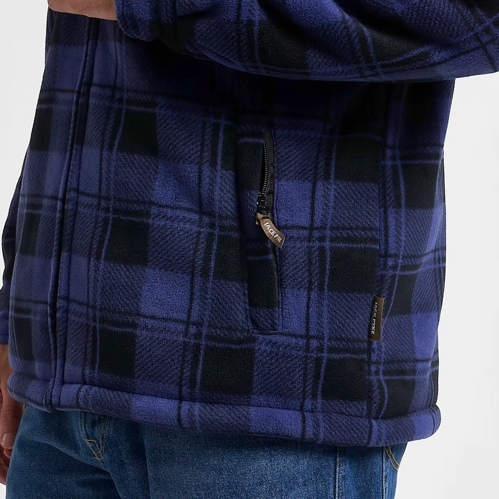 Jack Pyke Tundra Shirt - Sherpa Fleece Lined Shacket with Full Zip - Image 26