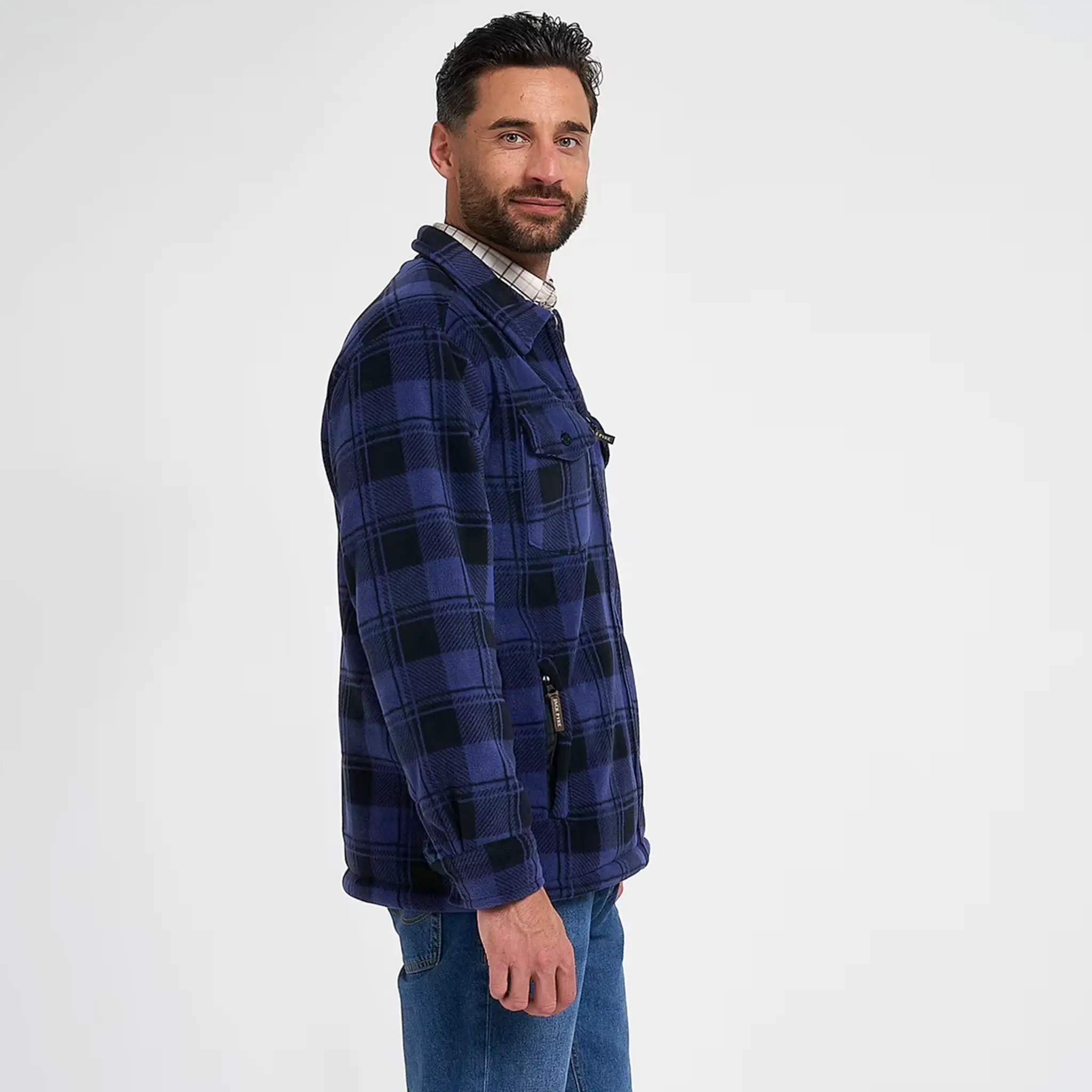 Jack Pyke Tundra Shirt - Sherpa Fleece Lined Shacket with Full Zip - Image 27