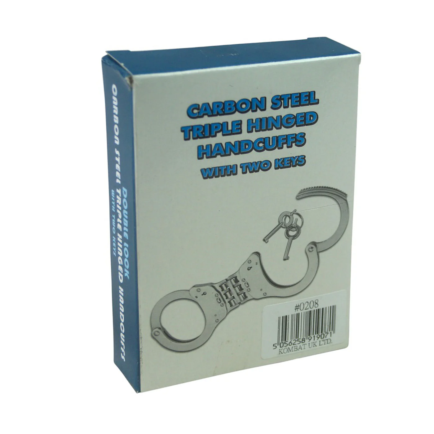 Kombat Triple Hinged Elite Speed Cuffs Silver - Image 3