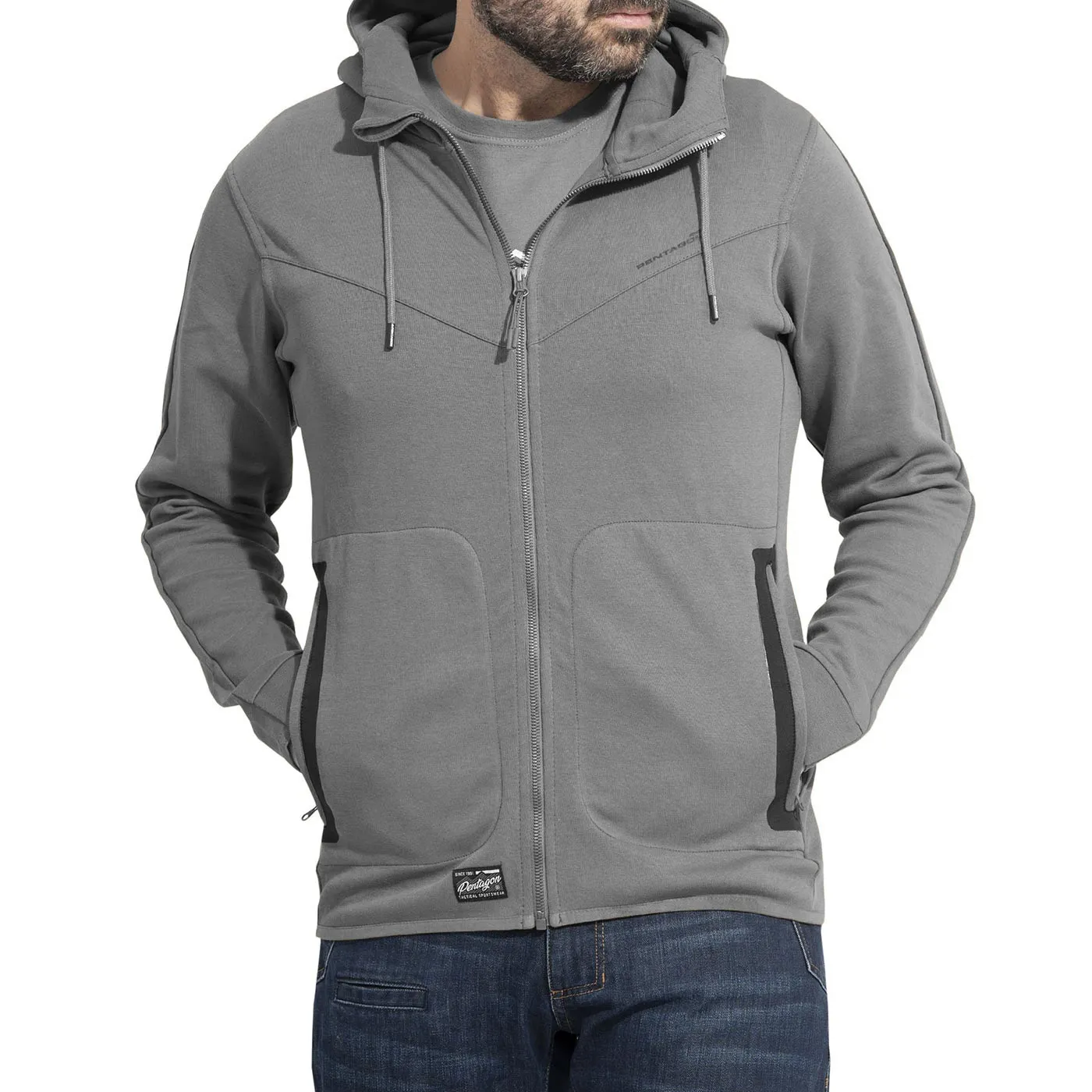 Pentagon Pentathlon 2.0 Full Zip Hoodie - Men's Tactical Mid-Layer - Image 3