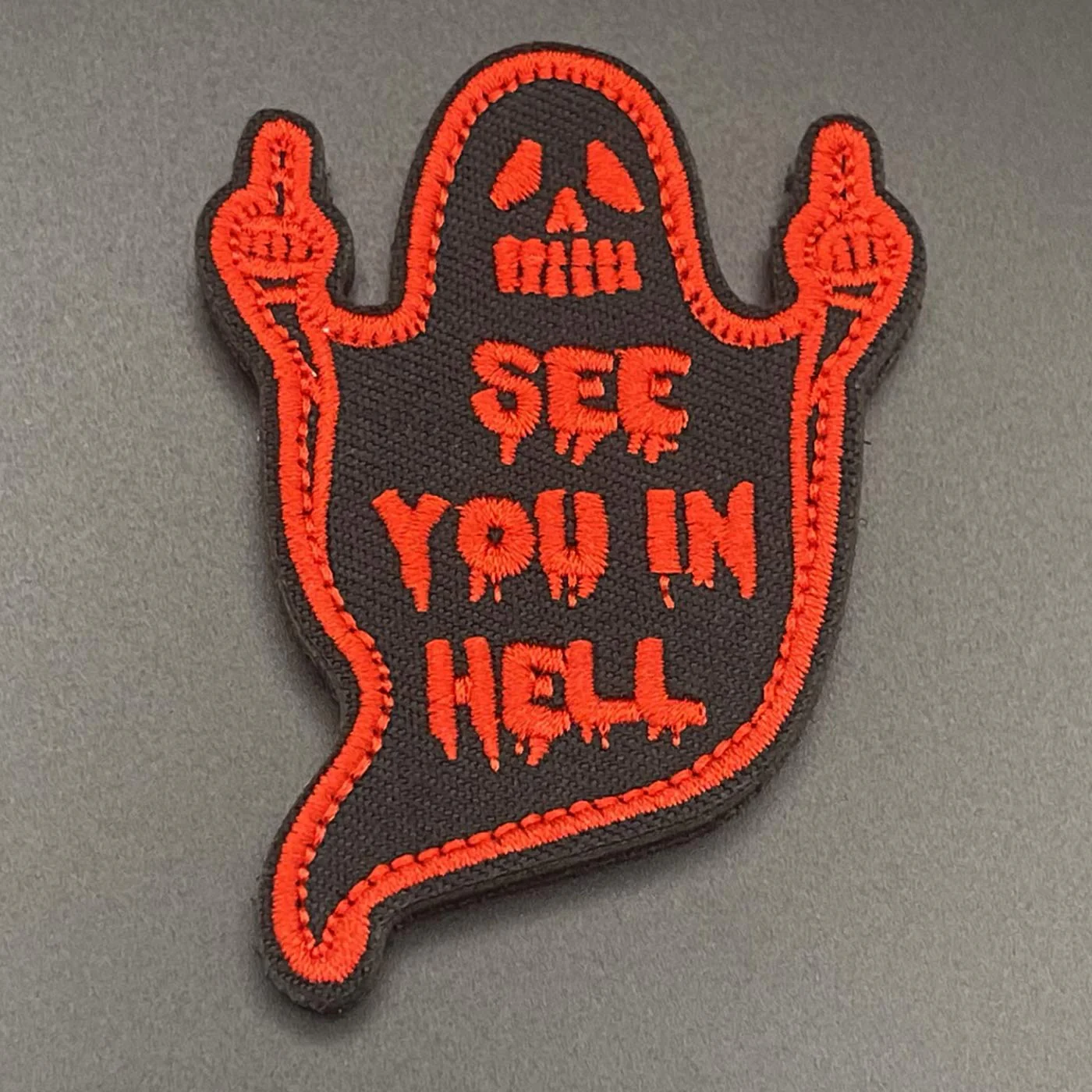 See You in Hell Patch, Hook & Loop, 8cm - Image 3