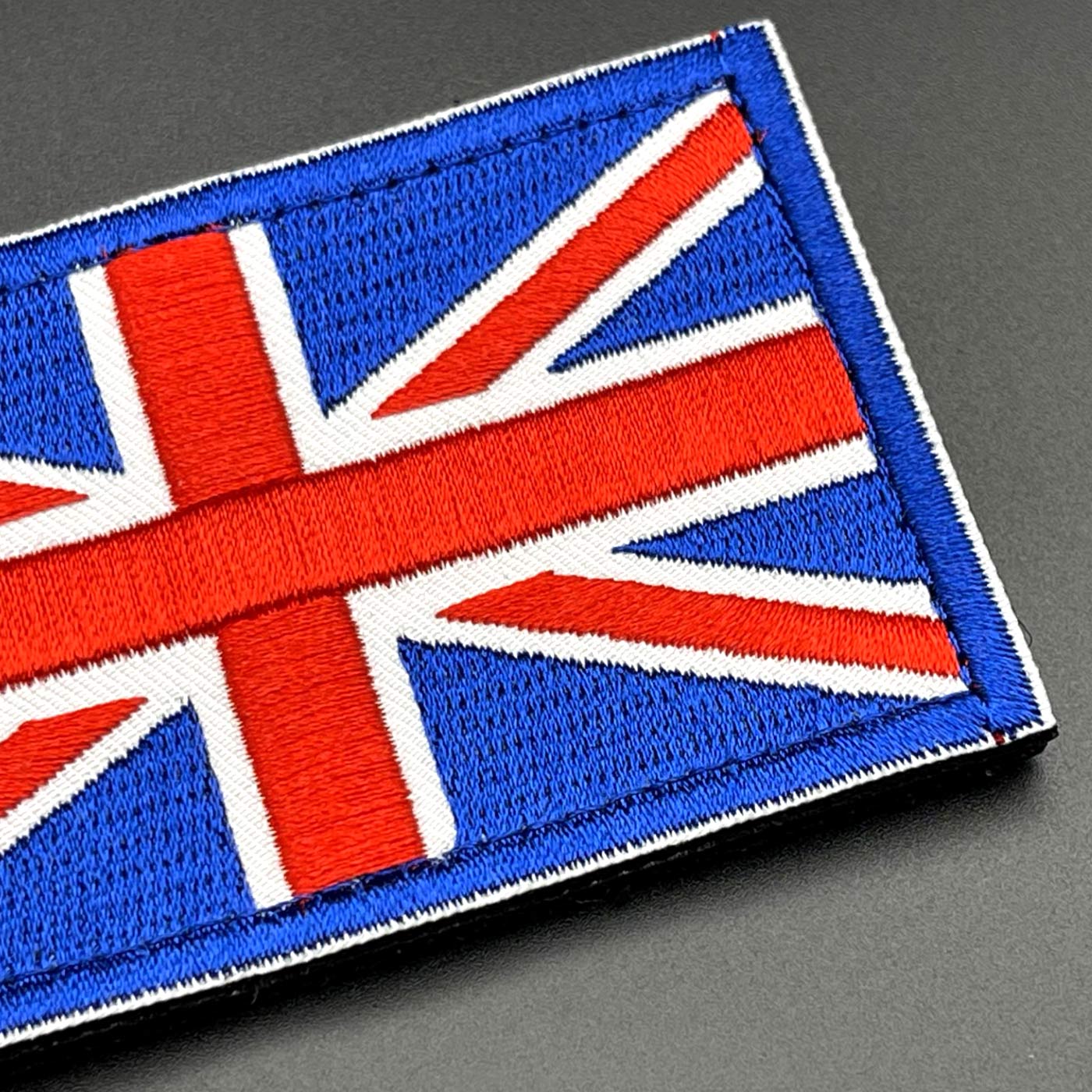 Union Jack Patch, Hook & Loop, 8cm - Image 3