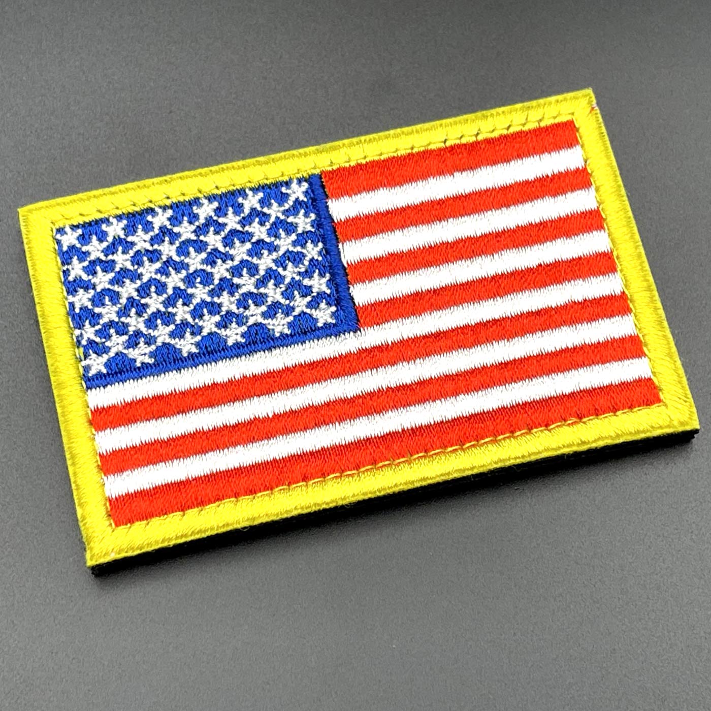 USA Flag Patch, Hook & Loop, 8cm - Image 4
