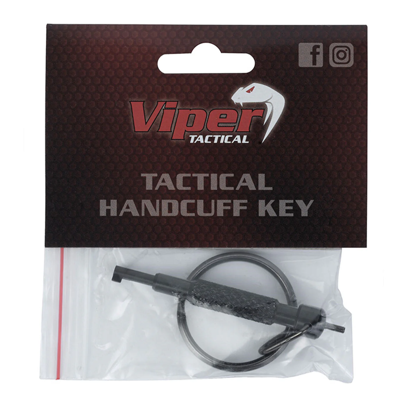 Viper Tactical Handcuff Key - Universal Spare Cuff Key with Keyring - Image 7